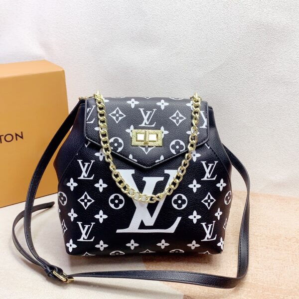 LOUIS VUITTON BACKPACK MONOGRAM BLACK 21CM - Image 2