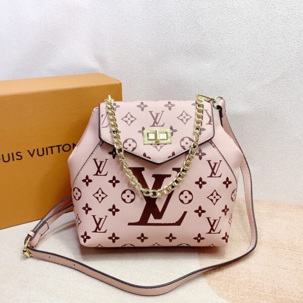 LOUIS VUITTON BACKPACK MONOGRAM PINK 21CM - Image 2