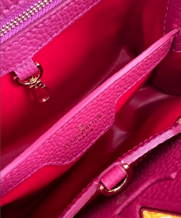 LOUIS VUITTON CAPUCINES TAURILLON DARK PINK 27CM M20845 - Image 2