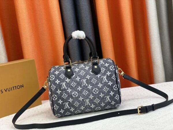 LOUIS VUITTON SPEEDY BANDOULIÈRE 25 GREY M21464 - Image 5