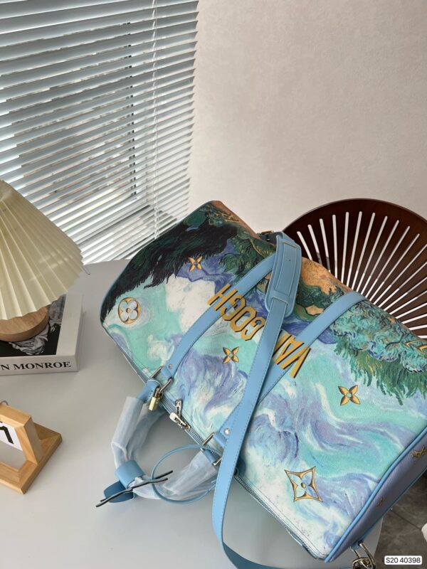 LOUIS VUITTON X JEFF KOONS KEEPALL BANDOULIERE VINCENT VAN GOGH MASTERS 50 - Image 5