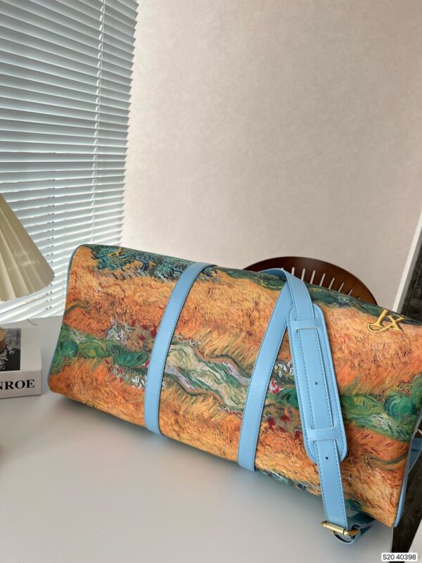 LOUIS VUITTON X JEFF KOONS KEEPALL BANDOULIERE VINCENT VAN GOGH MASTERS 50 - Image 6