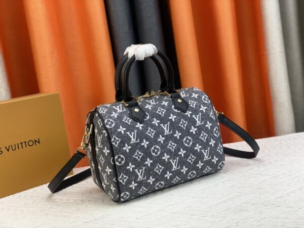 LOUIS VUITTON SPEEDY BANDOULIÈRE 25 GREY M21464 - Image 8