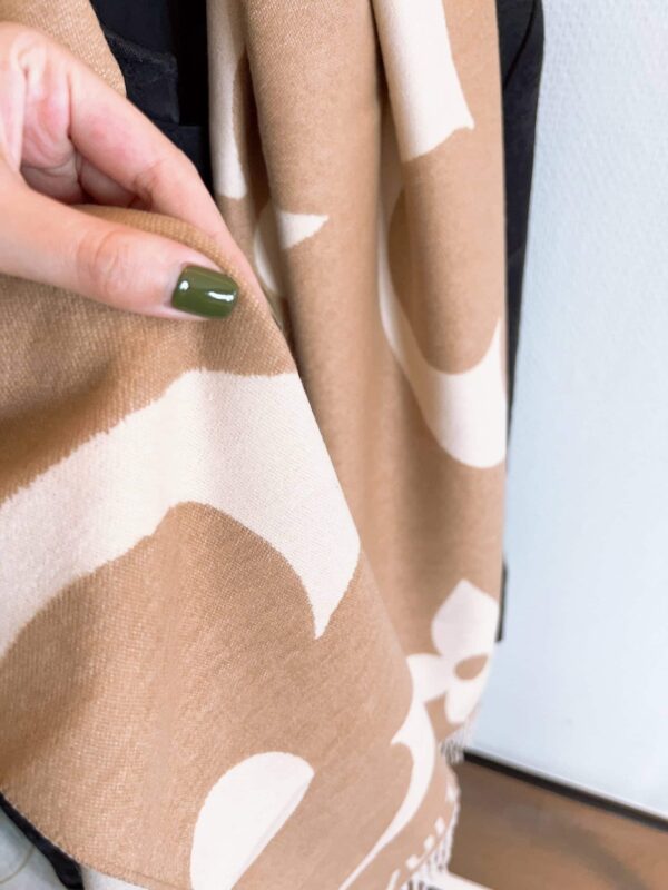LOUIS VUITTON ULTIMATE SHINE SCARF BEIGE 180CM M77855 - Image 2