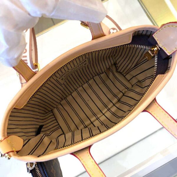 LOUIS VUITTON NEVERFULL BB MONOGRAM CANVAS BEIGE 25CM M46705 - Image 2