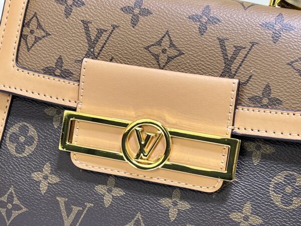 LOUIS VUITTON DAUPHINE CAPITALE BAG BROWN 21CM M46751 - Image 4