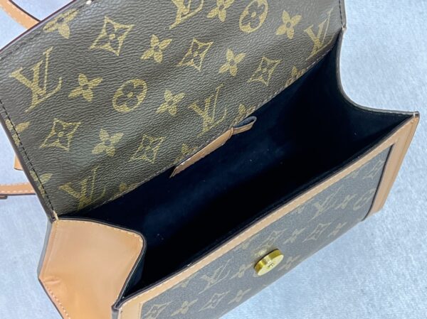 LOUIS VUITTON DAUPHINE CAPITALE BAG BROWN 21CM M46751 - Image 6