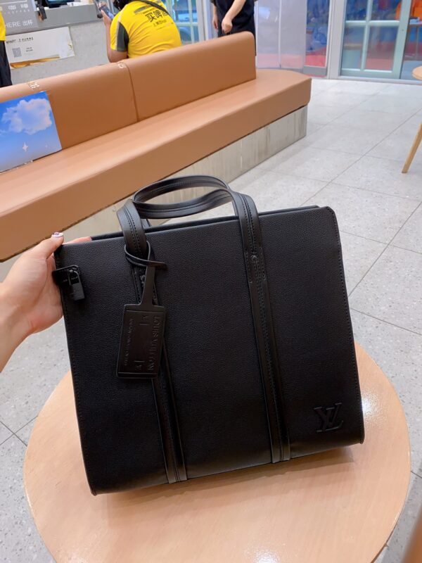 LOUIS VUITTON TAKEOFF BAG DAMIER BLACK 30CM N40504 - Image 11