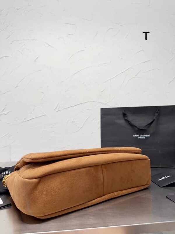 SAINT LAURENT JAMIE 4.3 IN SUEDE BROWN 41CM 7424311U8P72102 - Image 6