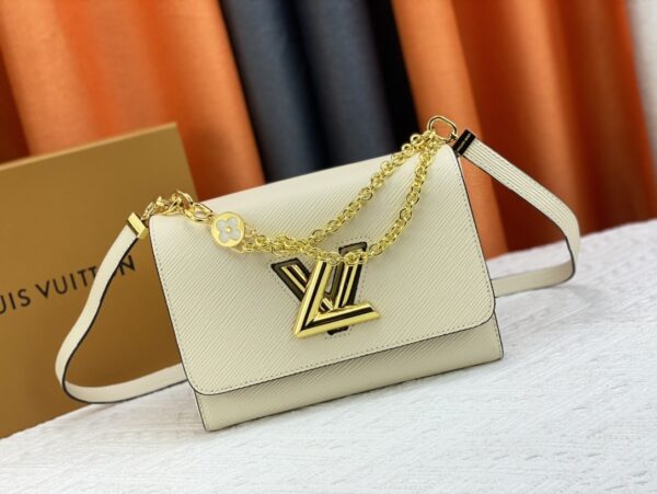 LOUIS VUITTON TWIST PM WHITE 23CM M59761 - Image 4
