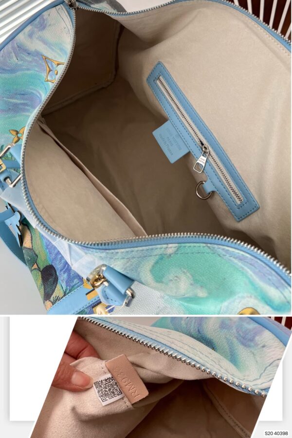 LOUIS VUITTON X JEFF KOONS KEEPALL BANDOULIERE VINCENT VAN GOGH MASTERS 50 - Image 10