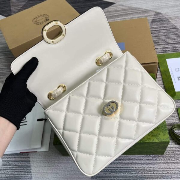 GUCCI DECO SMALL SHOULDER BAG WHITE 25CM 740834 AAB1Q 9022 - Image 2
