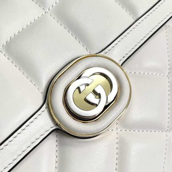 GUCCI DECO SMALL SHOULDER BAG WHITE 25CM 740834 AAB1Q 9022 - Image 6