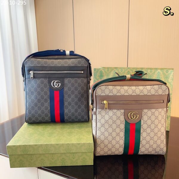 GUCCI OPHIDIA GG BAG BLACK 28CM - Image 3