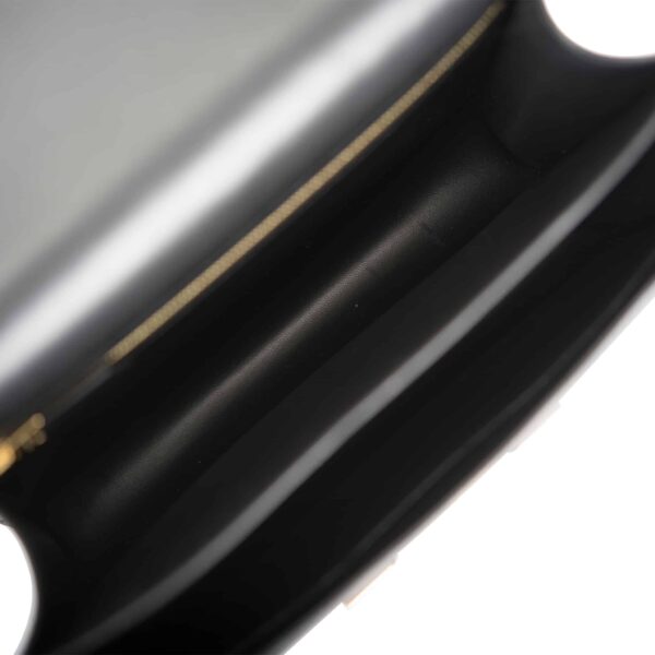 HERMES CONSTANCE 24 TOGO LEATHER GOLD HARDWARE BLACK 24CM - Image 4