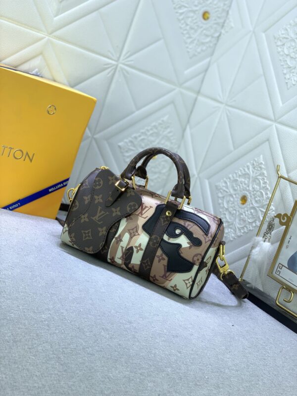 LOUIS VUITTON KEEPALL BANDOULIÈRE 25 BROWN 25CM M46678 - Image 8