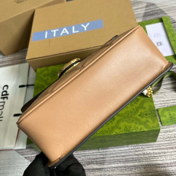 GUCCI DECO SMALL SHOULDER BAG BEIGE 25CM 740834 AAB1Q 2754 - Image 8
