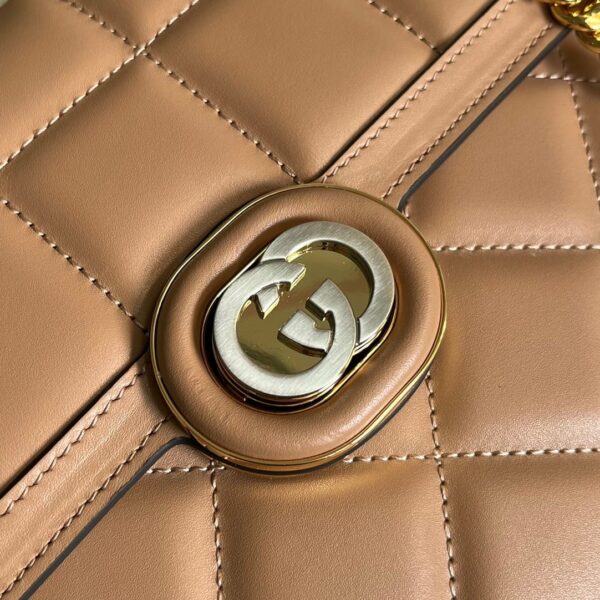 GUCCI DECO SMALL SHOULDER BAG BEIGE 25CM 740834 AAB1Q 2754 - Image 2