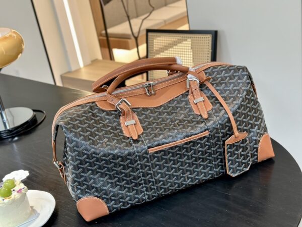 GOYARD BOWLING BAG BLACK TAN 50CM BOWLIN055TY01CL03P - Image 2