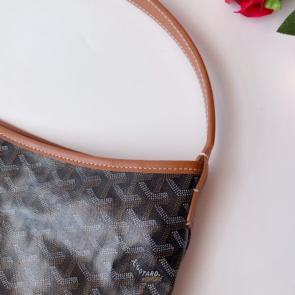GOYARD BOHÈME HOBO BAG BLACK TAN 42CM BOHEMEPMLTY01CL03P - Image 9