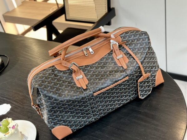 GOYARD BOWLING BAG BLACK TAN 50CM BOWLIN055TY01CL03P - Image 3