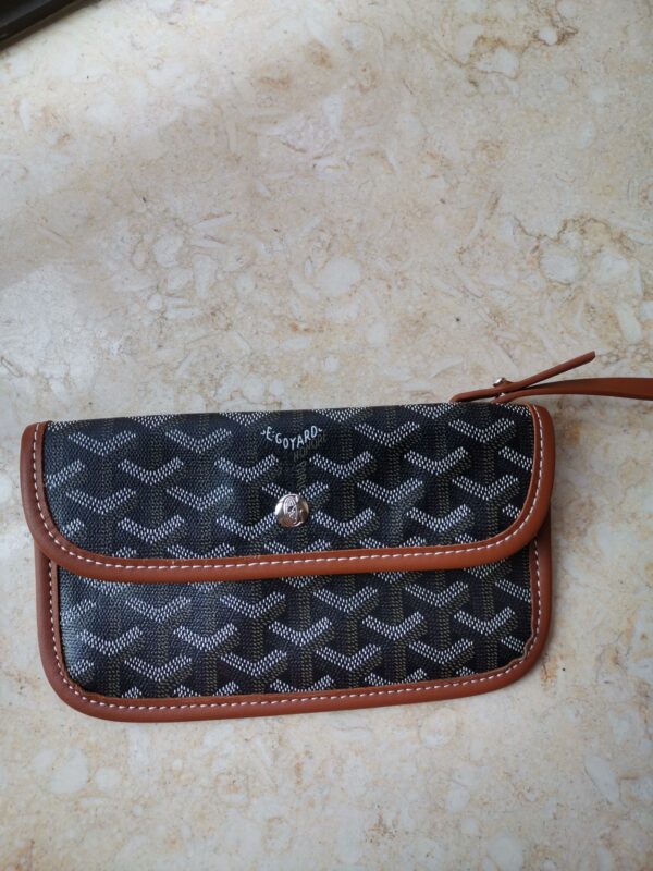 GOYARD ANJOU PM BAG BLACK TAN 40CM ANJOUSPMLCG03TY01P - Image 5