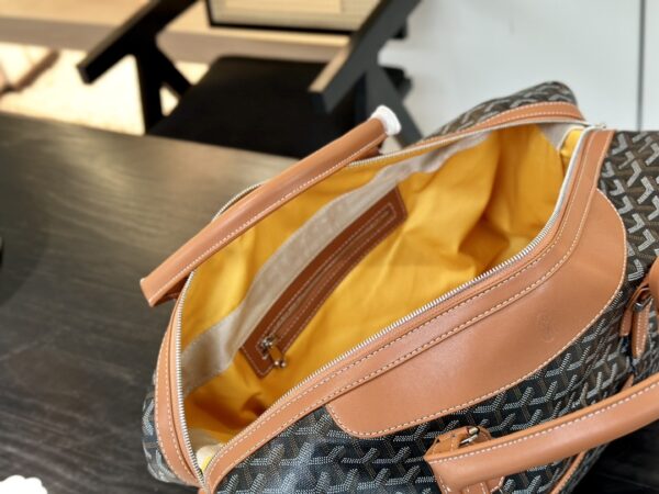 GOYARD BOWLING BAG BLACK TAN 50CM BOWLIN055TY01CL03P - Image 10
