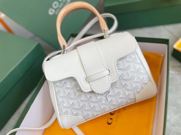 GOYARD SAÏGON SOUPLE MINI BAG WHITE 20CM SAIGONMINTY50CL50P - Image 2