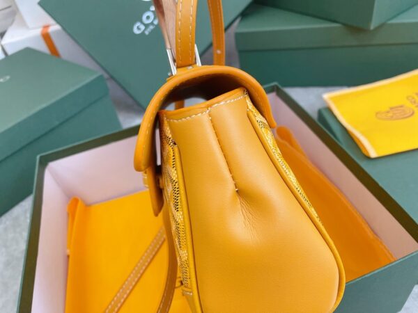 GOYARD SAÏGON SOUPLE MINI BAG YELLOW 20CM SAIGONMINTY08CL08P - Image 8