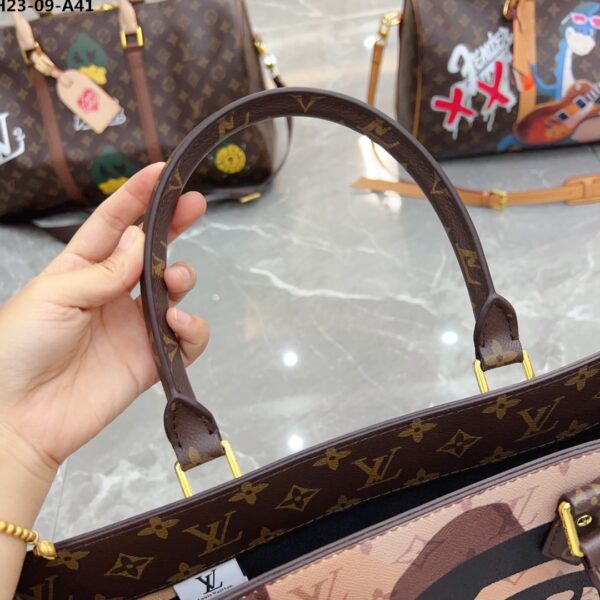 LOUIS VUITTON SAC PLAT NV BROWN 39CM M46679 - Image 5