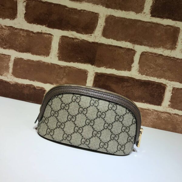 GUCCI OPHIDIA GG COSMETIC POUCH BROWN - Image 2