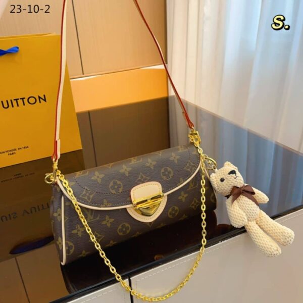LOUIS VUITTON MONOGRAM BEVERLY POCHETTE BROWN 25CM - Image 2