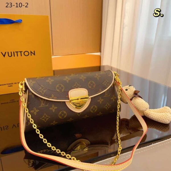 LOUIS VUITTON MONOGRAM BEVERLY POCHETTE BROWN 25CM - Image 5