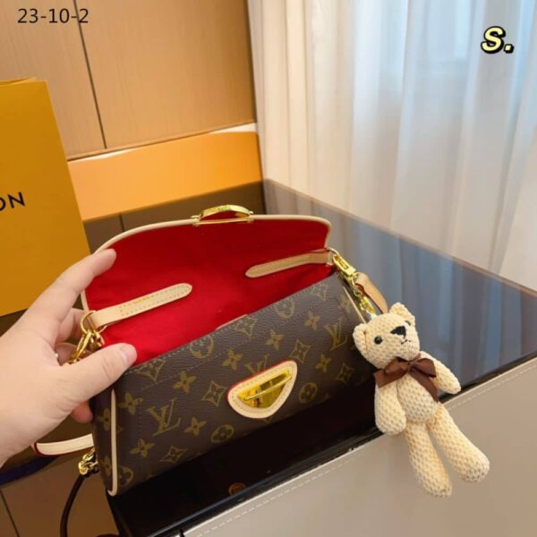 LOUIS VUITTON MONOGRAM BEVERLY POCHETTE BROWN 25CM - Image 4