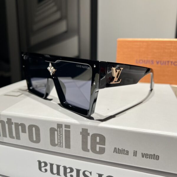 LOUIS VUITTON CYCLONE SUNGLASSES BLACK Z1578E - Image 3