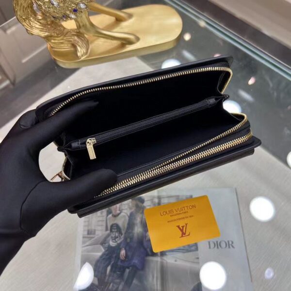 LOUIS VUITTON EPI SARAH WALLET BLACK 28CM - Image 9