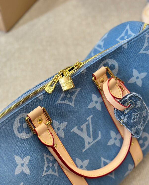LOUIS VUITTON KEEPALL BANDOULIÈRE DENIM BLUE 40CM M24315 - Image 2