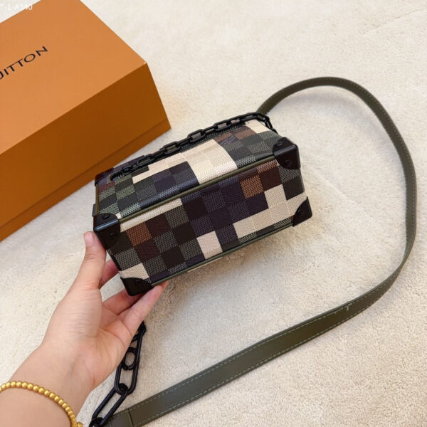 LOUIS VUITTON MINI SOFT TRUNK GREEN 20CM M24581 - Image 4