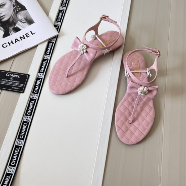 CHANEL SANDALS PINK G45258 X01000 NS099 - Image 3