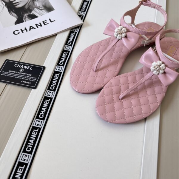 CHANEL SANDALS PINK G45258 X01000 NS099 - Image 6