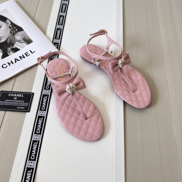 CHANEL SANDALS PINK G45258 X01000 NS099 - Image 8
