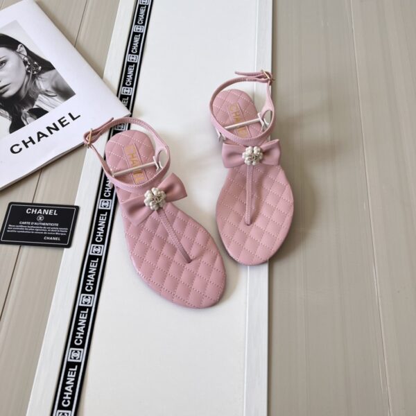 CHANEL SANDALS PINK G45258 X01000 NS099 - Image 9