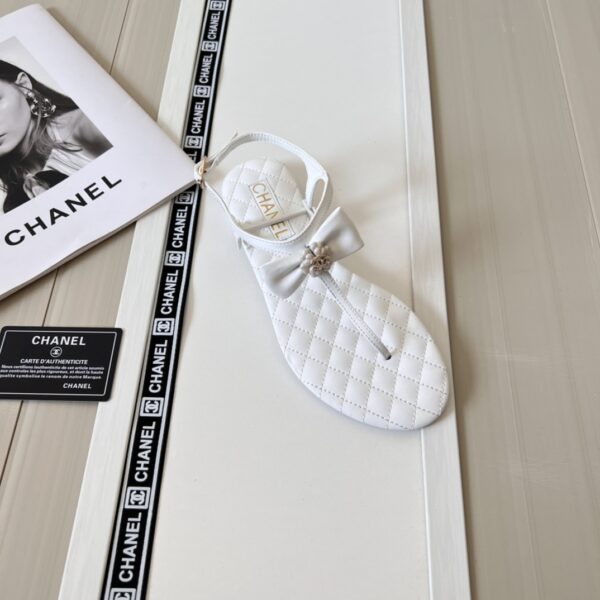 CHANEL SANDALS WHITE G45258 - Image 7