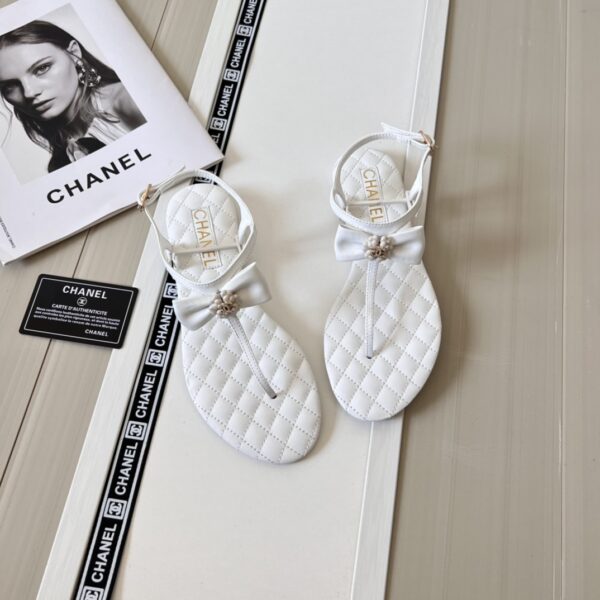 CHANEL SANDALS WHITE G45258 - Image 10