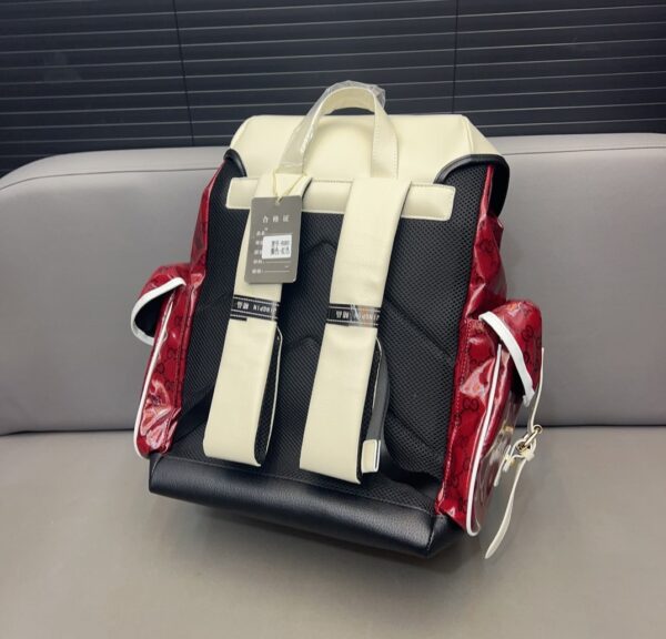 GUCCI X ADIDAS BACKPACK RED 42CM - Image 4