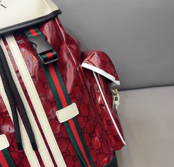 GUCCI X ADIDAS BACKPACK RED 42CM - Image 6