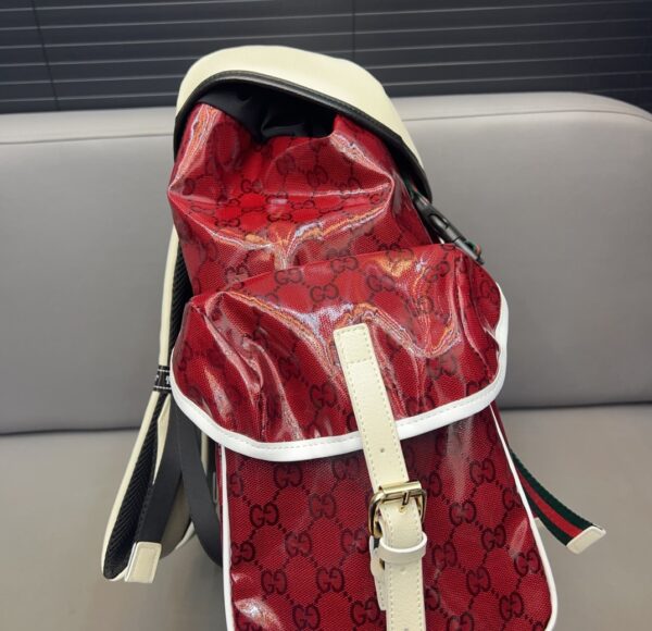 GUCCI X ADIDAS BACKPACK RED 42CM - Image 8