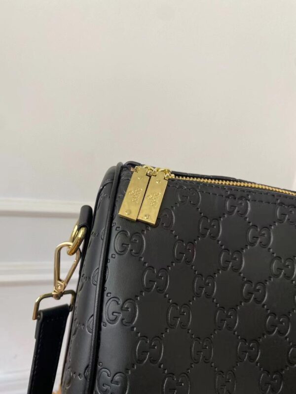 GUCCI GG CARRY ON DUFFLE BAG BLACK 50CM - Image 5