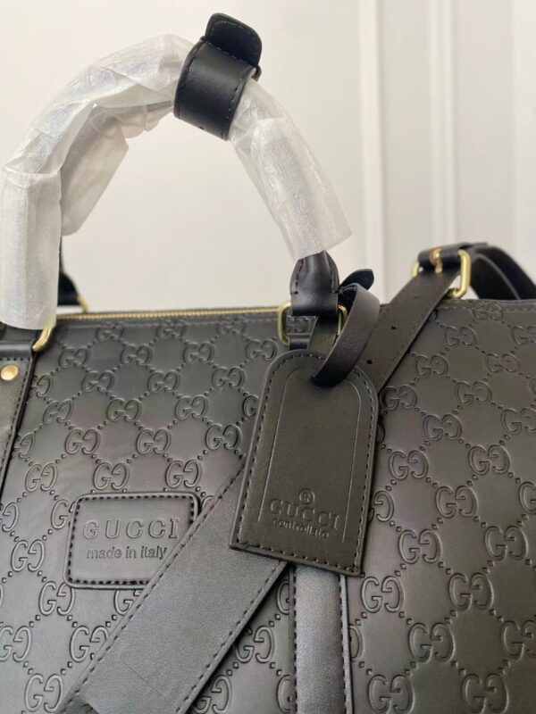 GUCCI GG CARRY ON DUFFLE BAG BLACK 50CM - Image 2
