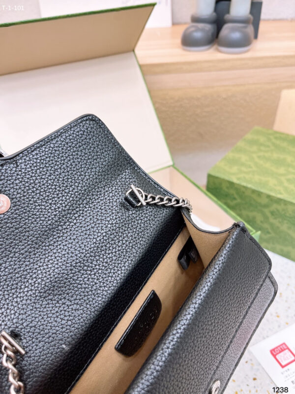 GUCCI DIONYSUS MINI TOP HANDLE BAG BLACK 18CM 752029 CAOGN 1155 - Image 10